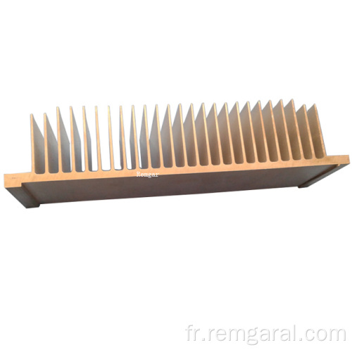 Radiateur en aluminium d'anodisé personnalisé